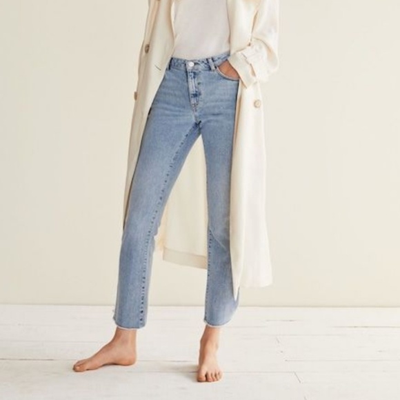 Mango Denim Jandri Cropped Jeans - Picture 1 of 7